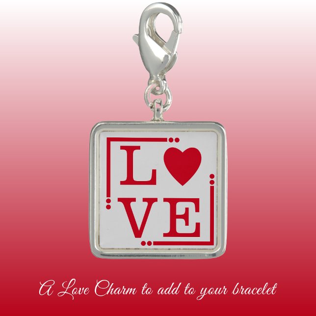 Love heart red and grey charm (Creator Uploaded)