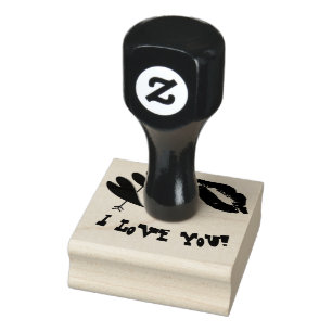 Love Heart Romantic Kiss Love Destiny's Destiny Rubber Stamp