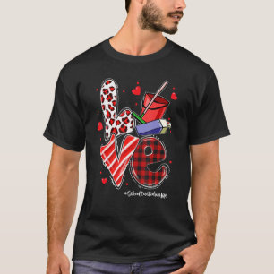 LOVE Heart School Custodian Life Valentine's Day G T-Shirt