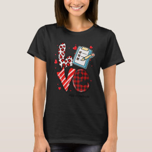 LOVE Heart School Secretary Life Valentines Day Gi T-Shirt