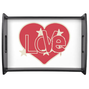 LOVE HEART SERVING TRAY