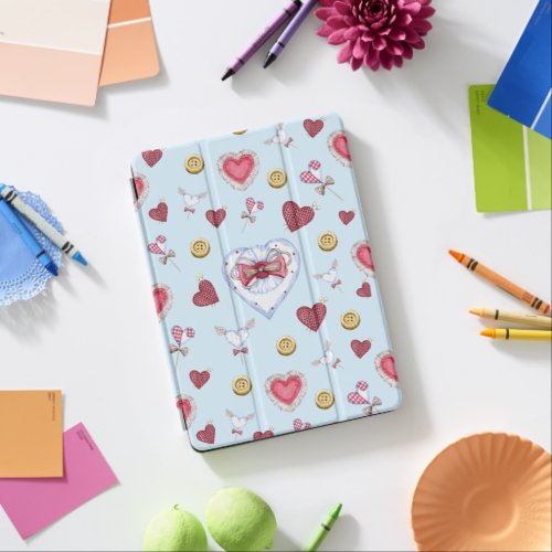 Love Heart Sewing Watercolor        iPad Air Cover