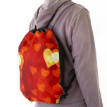 Love Heart Shape Drawstring Bag