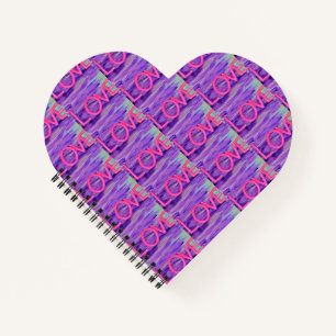 Love Heart Shape Notebook