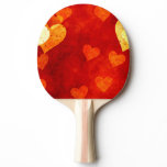 Love Heart Shape Ping Pong Paddle