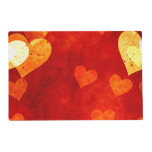 Love Heart Shape Placemat Love Heart Shape Placemat