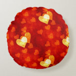 Love Heart Shape Round Pillow Love Heart Shape Round Pillow