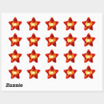 Love Heart Shape Star Sticker