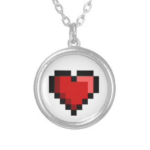 Love Heart Silver Plated Necklace