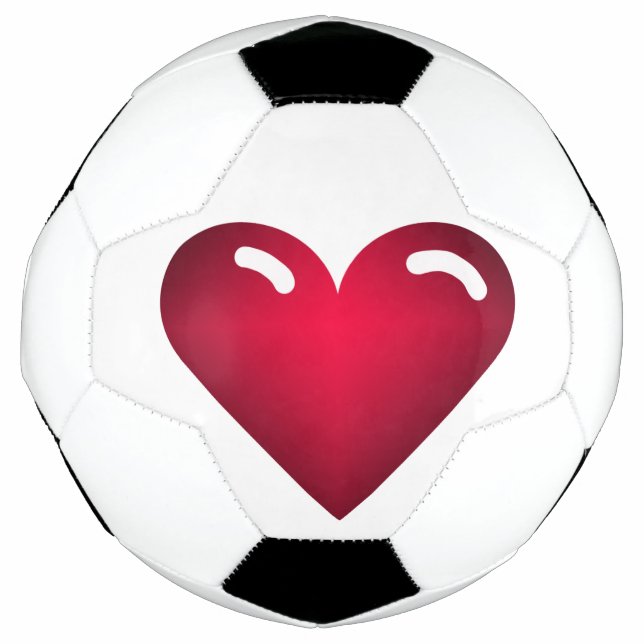 Love Heart Soccer Ball (Front)