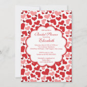 Love Heart Spring Bridal Shower Invitation (Front)