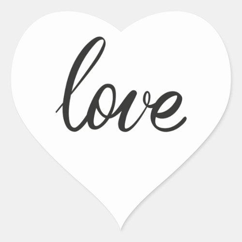 Love  heart sticker