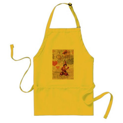 Love Heart Sweetheart Valentine Cherub Adult Apron