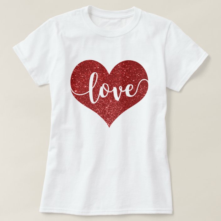 Love - Heart T-Shirt | Zazzle.com