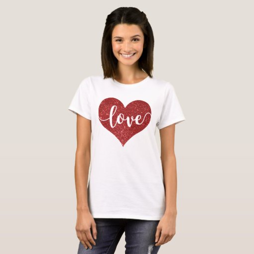 Love - Heart T-Shirt | Zazzle