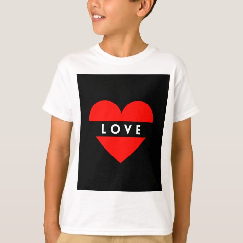 Love heart t_shirt