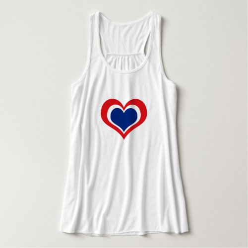 Love Heart Thailand  Thai Language Script  Tank Top