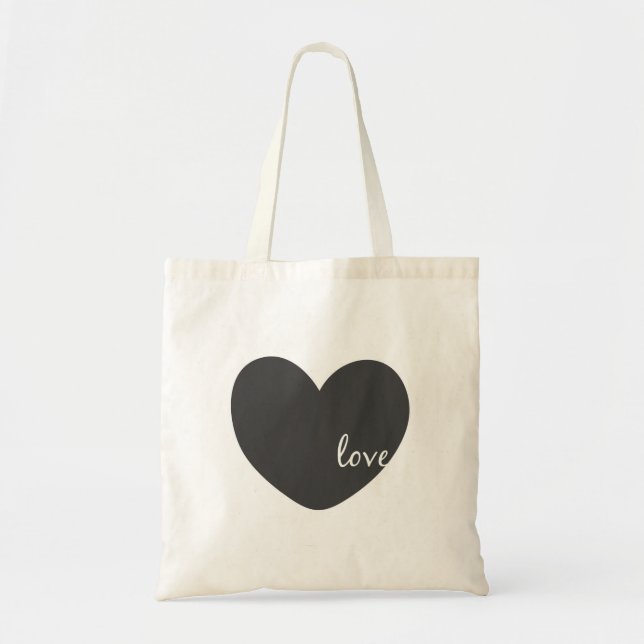 Love Heart Tote Bag (Front)