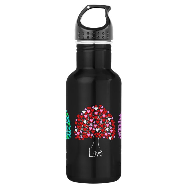 Love Heart Tree Color Bottle (Front)