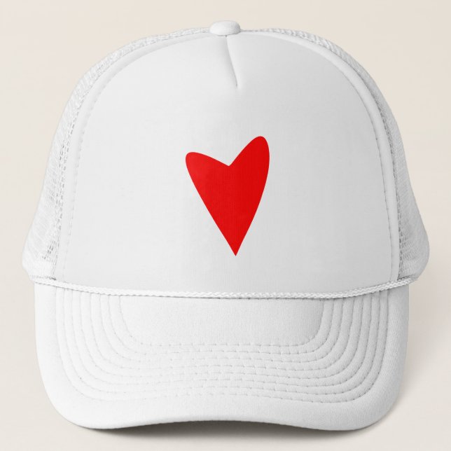 Love heart trucker hat (Front)
