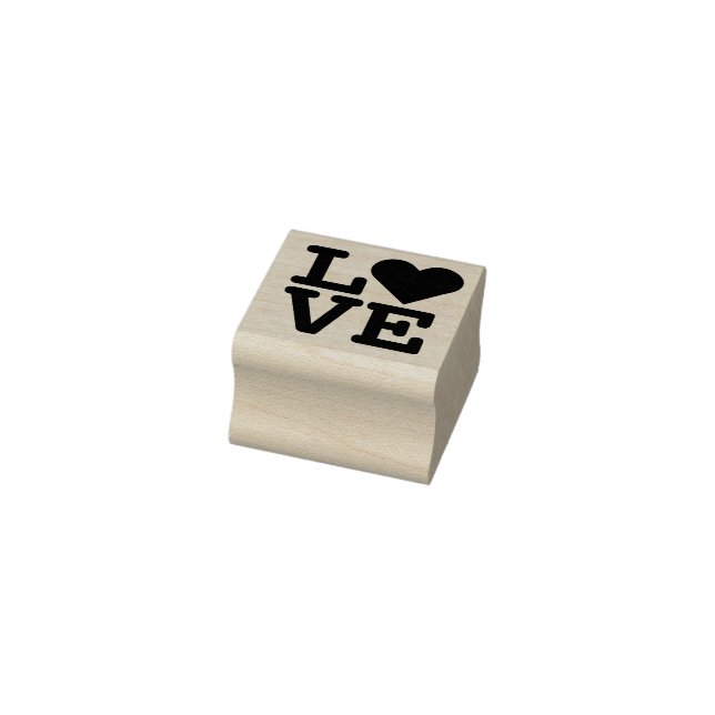 Love Heart Valentines Day Classic Chic Art Craft Rubber Stamp (Stamp)