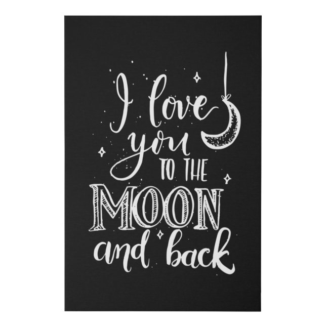 Love Heart Valentine's Day Couples Funny Gift Idea Faux Canvas Print (Front)