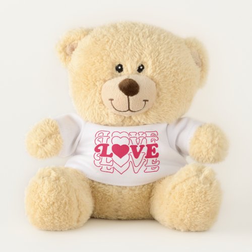 Love Heart Valentines Day Teddy Bear