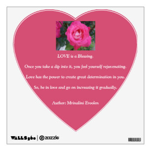 'Love' Heart Wall Decal
