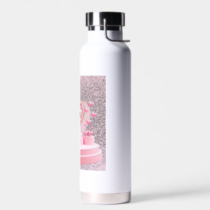 Love heart water bottle