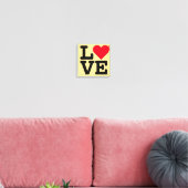 Love Heart Wedding Newlywed Home Room Decor Canvas (Insitu(LivingRoom))