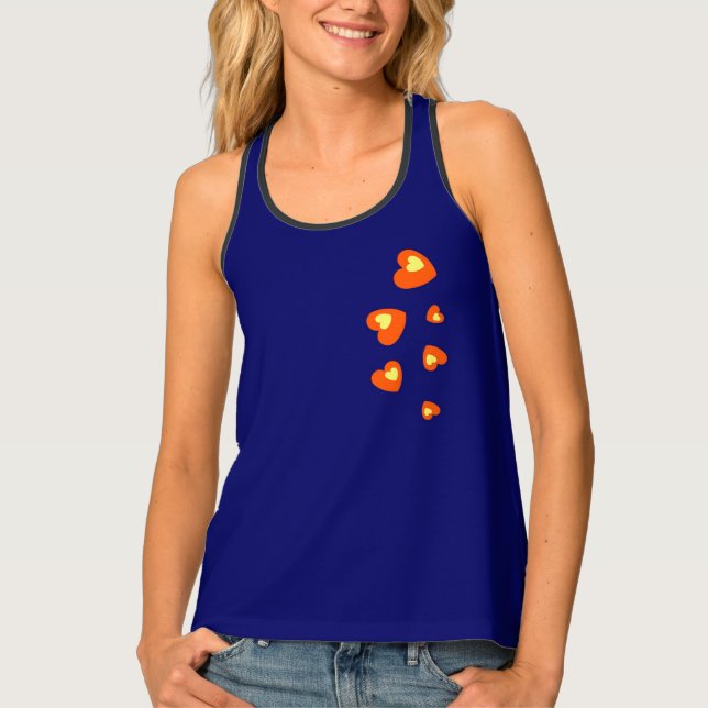 love heart Women's Tank Top (Front)