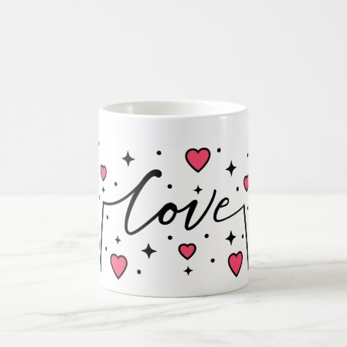 Love Heartbeat Cute Valentine Anniversary  Coffee Mug