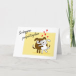 Love Hearts Add Names Any Year Happy Anniversary Card at Zazzle
