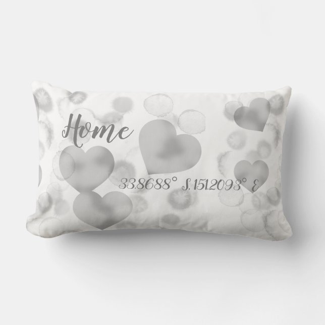 Love Hearts and Home Coordinates Sydney Lumbar Pillow (Front)