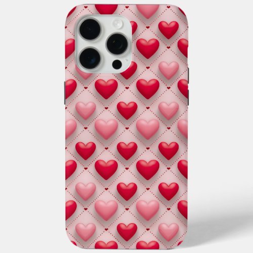 Love Hearts Bliss iPhone 15 Pro Max Case