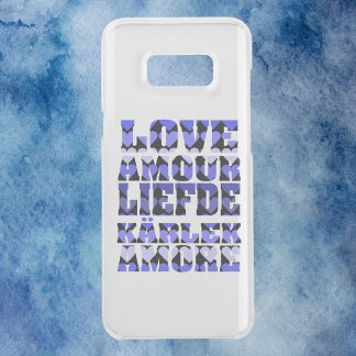 Love Hearts Blue Pattern Uncommon Samsung Galaxy S8+ Case