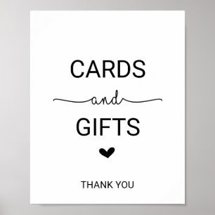 Love Hearts Cards and Gifts Sign
