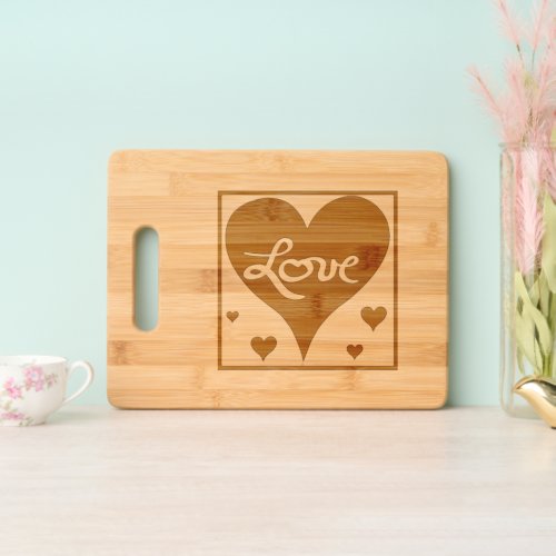 Love Hearts Cutting Board