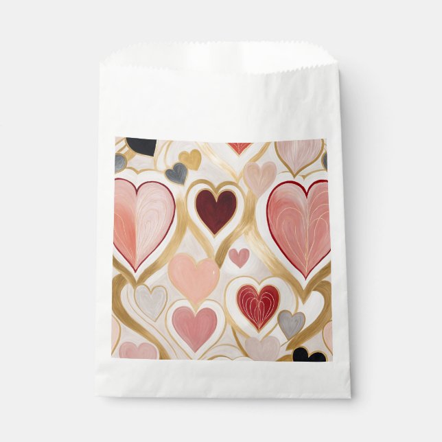 Love Hearts Favor Bag (Front)
