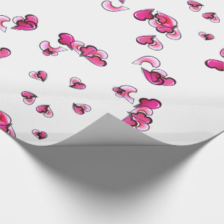 Love Hearts Forever Wrapping Paper