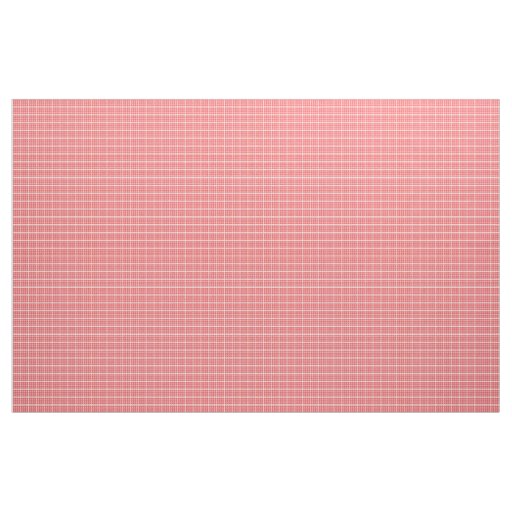 Love Hearts Grid Pattern Red Through Yellow Ombre Fabric
