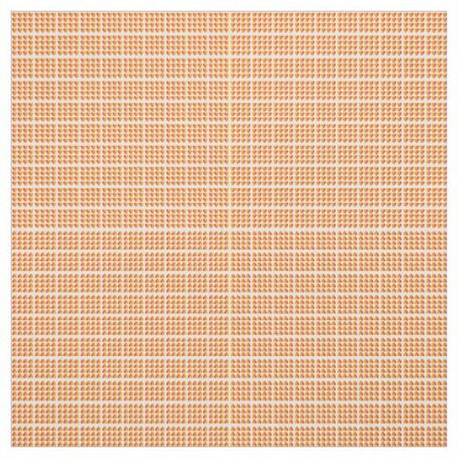 Love Hearts Grid Pattern Red Through Yellow Ombre Fabric