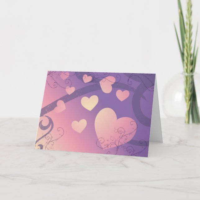 Love Hearts Holiday Card (Front)