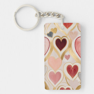 Love Hearts Keychain