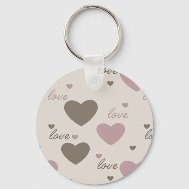 Love Hearts Keychain (Front)