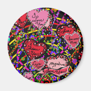 Love Hearts Magnet
