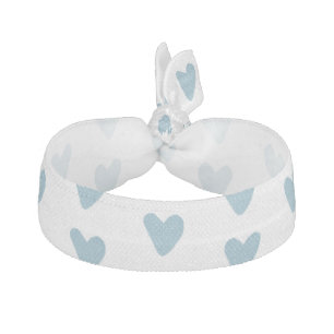 Love Hearts Pattern Elastic Hair Tie