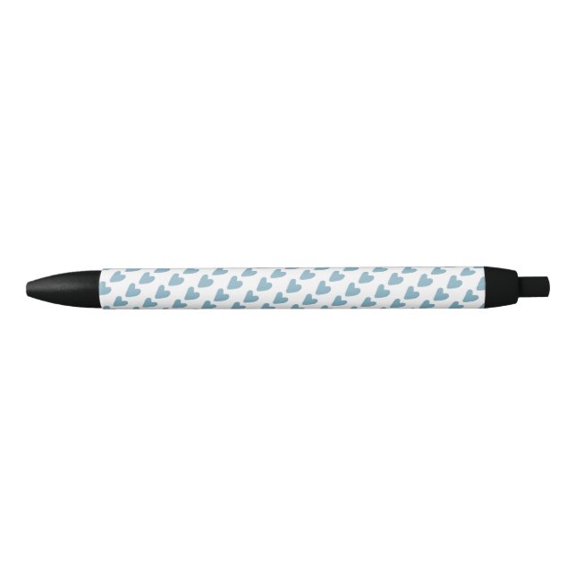 Love Hearts Pattern School Office Pen (Front)