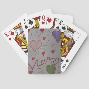 Love Hearts Playing Cards