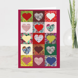 Love Hearts Quilt Card